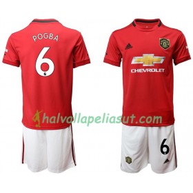 Jalkapallo Pelipaidat Manchester United Pogba 6 Lasten Kotipaita 2019-2020 Lyhythihainen